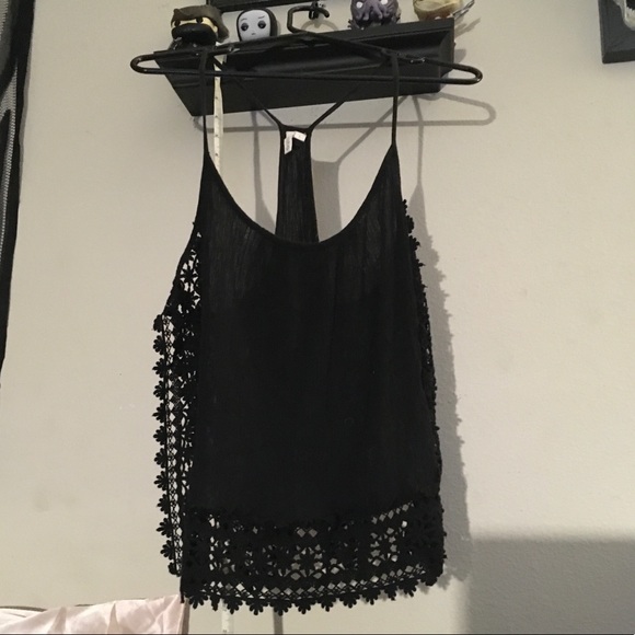 Ripcurl Black Crochet Top - Picture 3 of 3